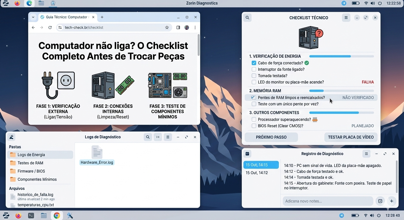Limpeza e manutenção de hardware antigo